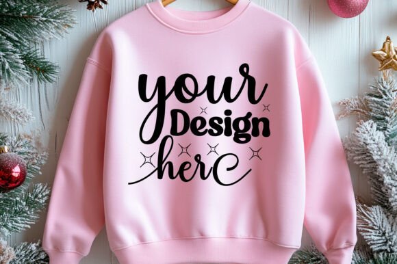 Christmas 18000 Sweatshirt Mockup 172 Graphics