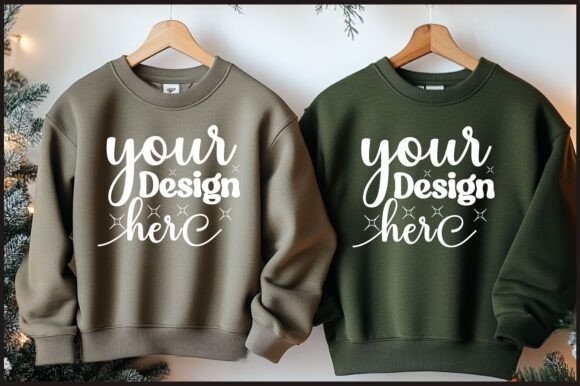 Christmas 18000 Sweatshirt Mockup 57 Graphics