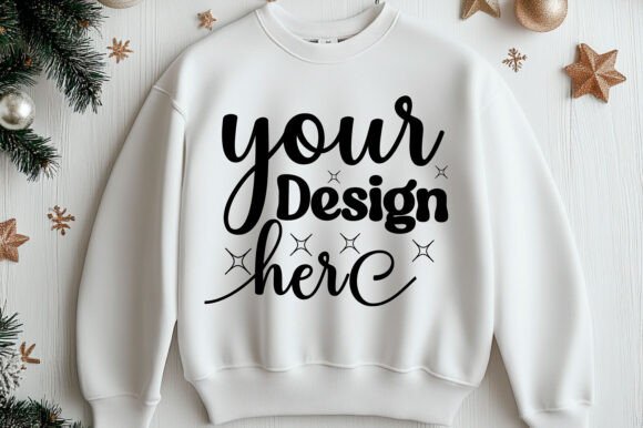 Christmas 18000 Sweatshirt Mockup 67 Graphics