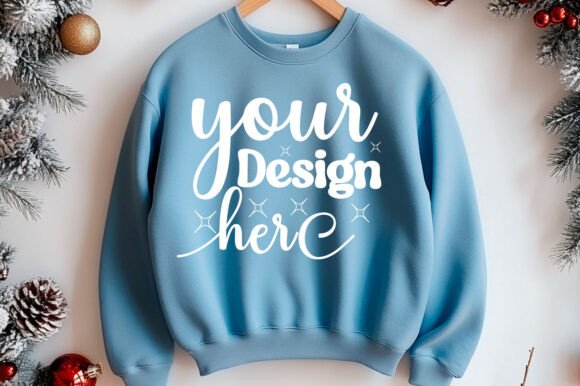 Christmas 18000 Sweatshirt Mockup 71 Graphics