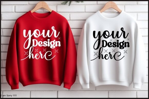 Christmas 18000 Sweatshirt Mockup: Premium Graphics