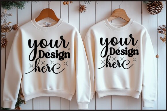 Christmas Hanger Sweatshirt Mockup 136 Graphics