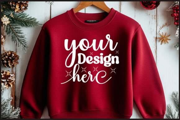 Christmas Hanger Sweatshirt Mockup 64: Graphics for Product Mockups