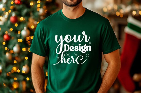 Christmas Sweatshirt Men Mockup 45: Graphics for Product Mockups