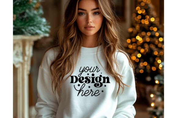 Christmas Sweatshirt Mockup 50: Graphics for Product Mockups