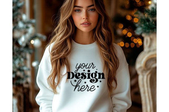 Christmas Sweatshirt Mockup 52: Premium Graphics & Product Mockups