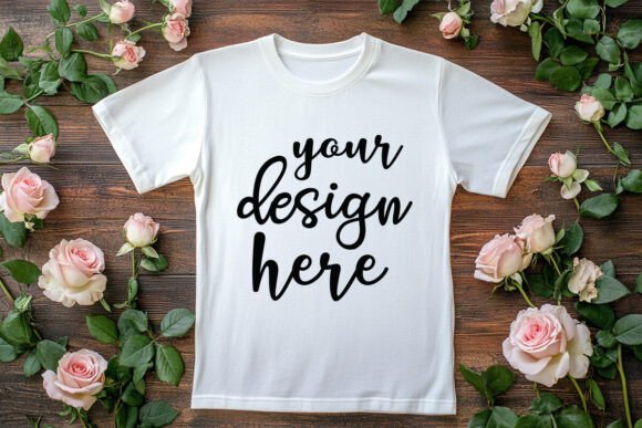 Flatlay T-Shirt Mockup: Elevate Your Graphics