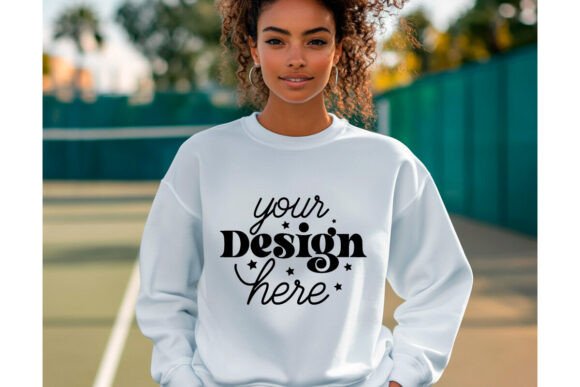 Gildan 18000 Mockup: Premium Graphics