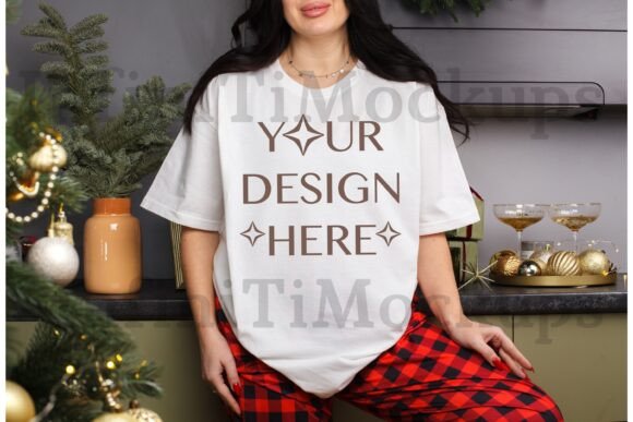 Graphics: Christmas Tshirt Mockups for Product Mockups
