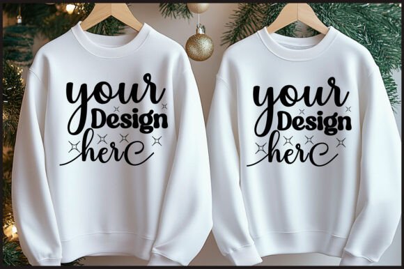 Graphics Review: Christmas Hanger Sweatshirt Mockup 104
