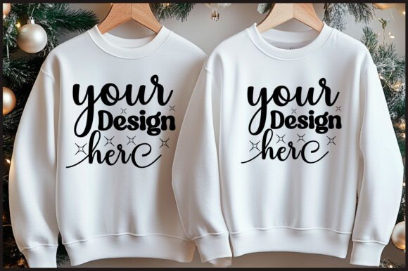 Graphics Review: Christmas Hanger Sweatshirt Mockup 133