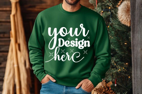Review: Christmas 18000 Men Sweatshirt Mockup 46