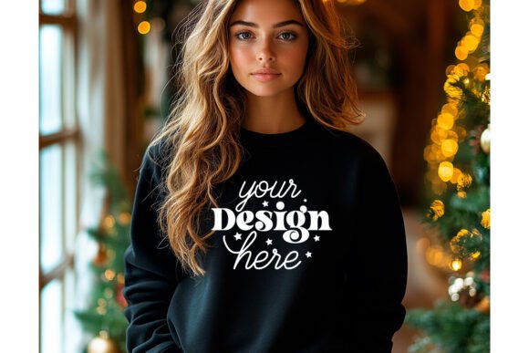 Reviewing Christmas Sweatshirt Mockup 26 for Embroidery