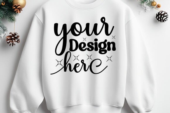 Reviewing Happy New Year Sweatshirt Mockup 90 for Embroidery