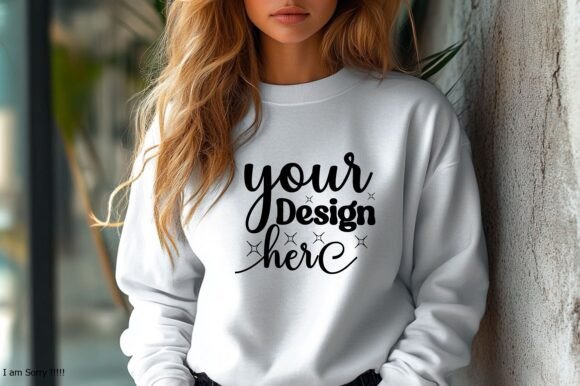 Summer Women Sweatshirt Mockup 104 Graphics