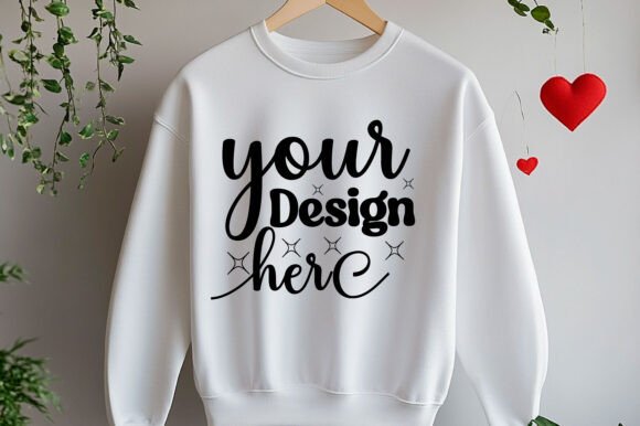 Valentine Day Sweatshirt Mockup 93 Graphics Review